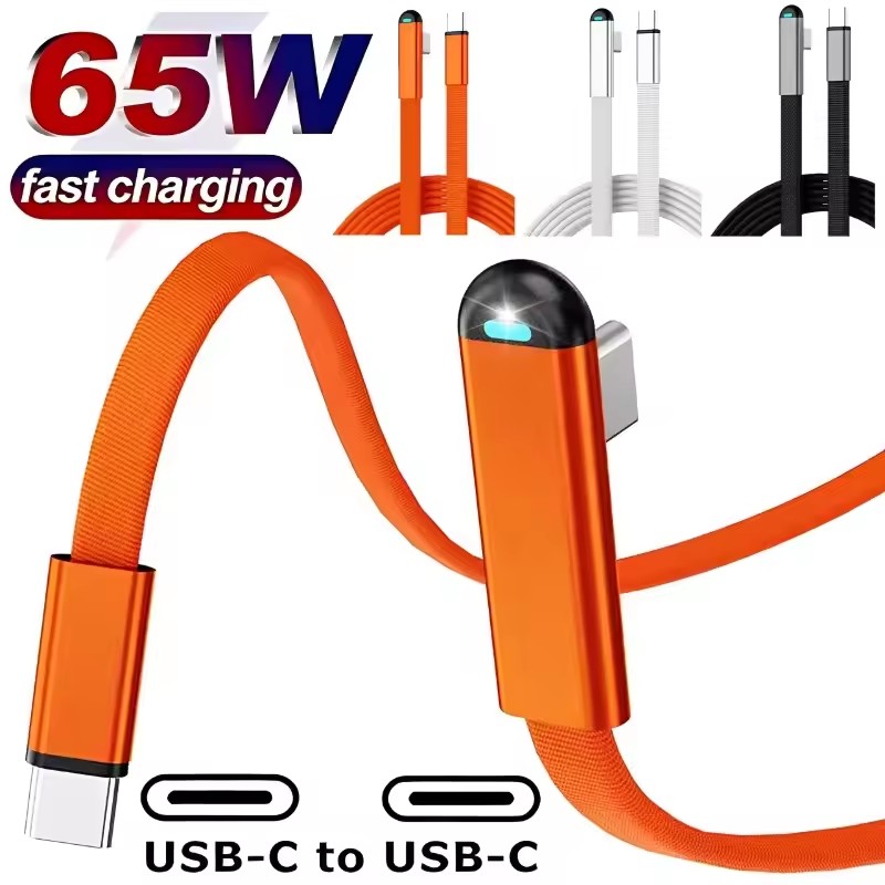 Usb C Cable - Cable trenzado de carga rápida USB-C