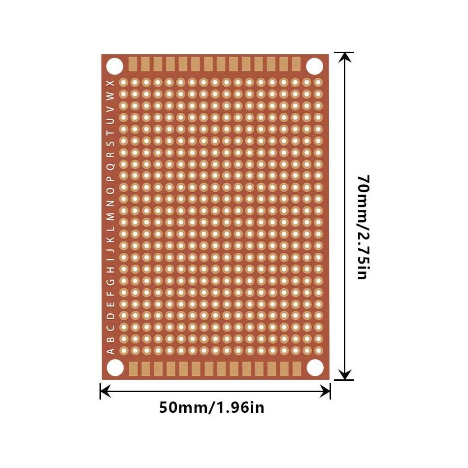 Perfboard - 10/20 piezas 5x7cm placas PCB compuestas