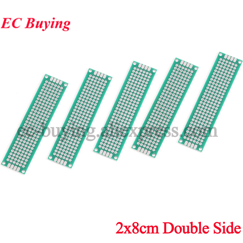 Pcb Prototyping Board - 5 uds 2x8cm prototipo de doble