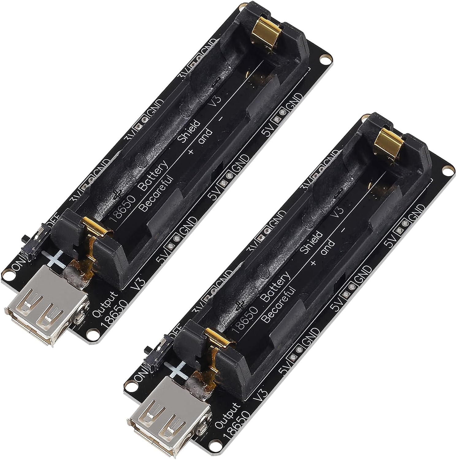 Esp32 Battery Holder Lipo - Soporte para batería 18650, 2 uds.,