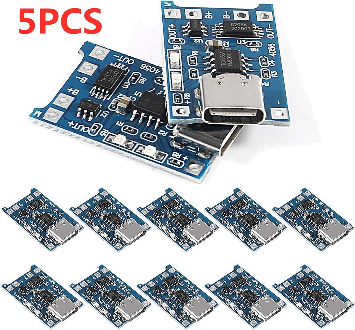 Tp4056 Module - 2/5PC tipo C Micro Mini 5V1A