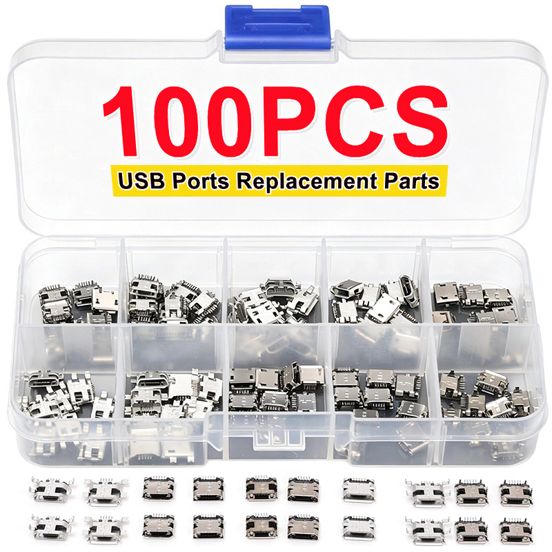 Micro Usb Cable - Paquete de 100 Conectores USB Tipo
