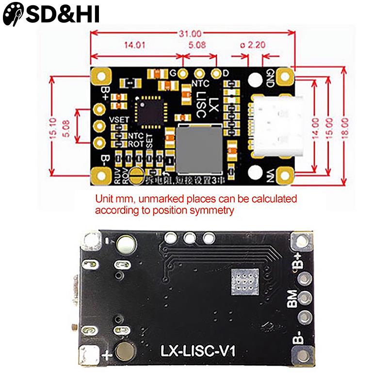 Placa de carga tipo C 2S 3S 8, - Li Ion Charger Module reseña y precio