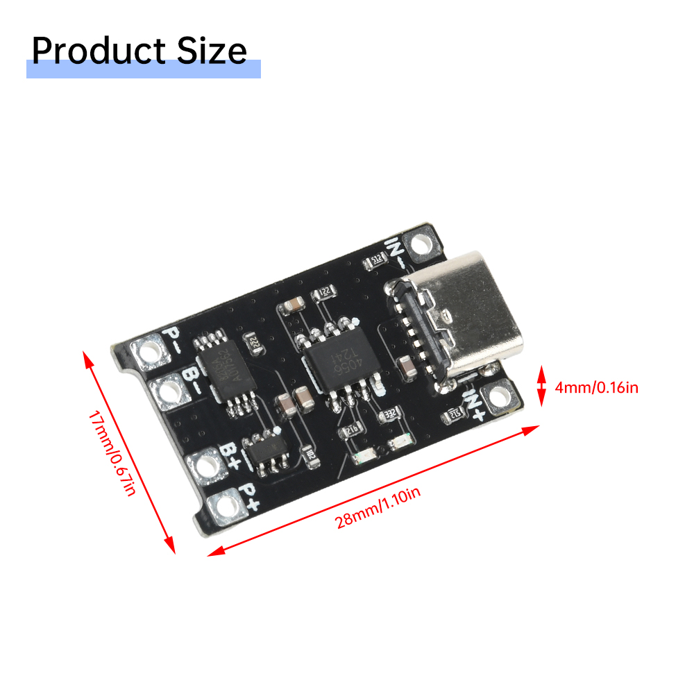 5 piezas de módulo de carga de - Tp4056 Module reseña y precio
