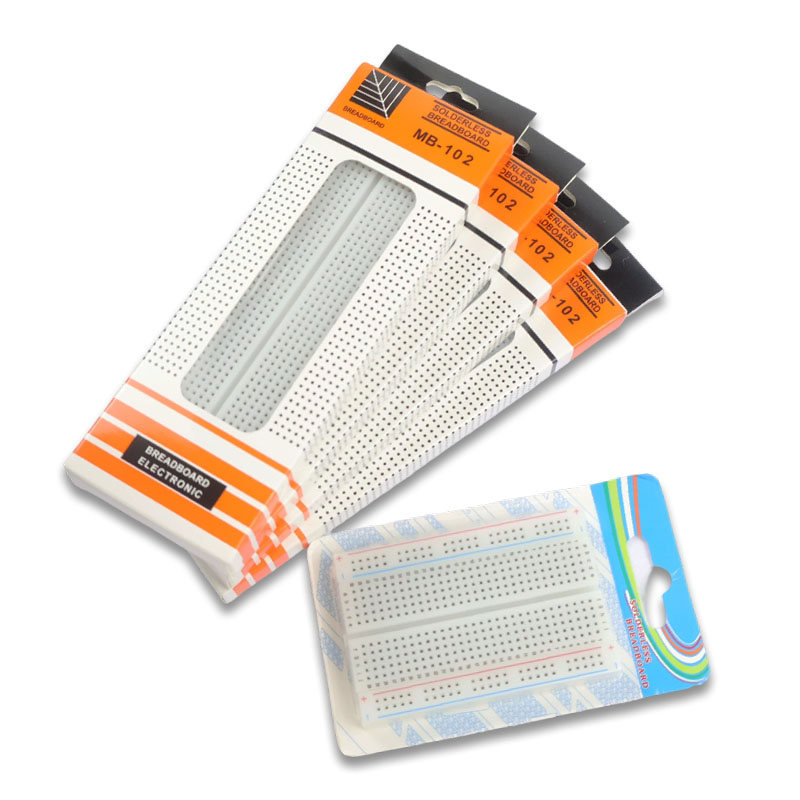 4/3/2PCS MB-102 Placa de Prueb - Breadboard 400 Point reseña y precio