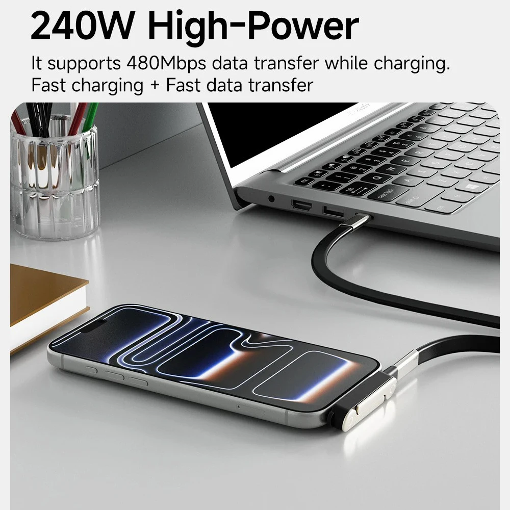Cable de Carga Plano USB Tipo  - Usb C Cable reseña y precio