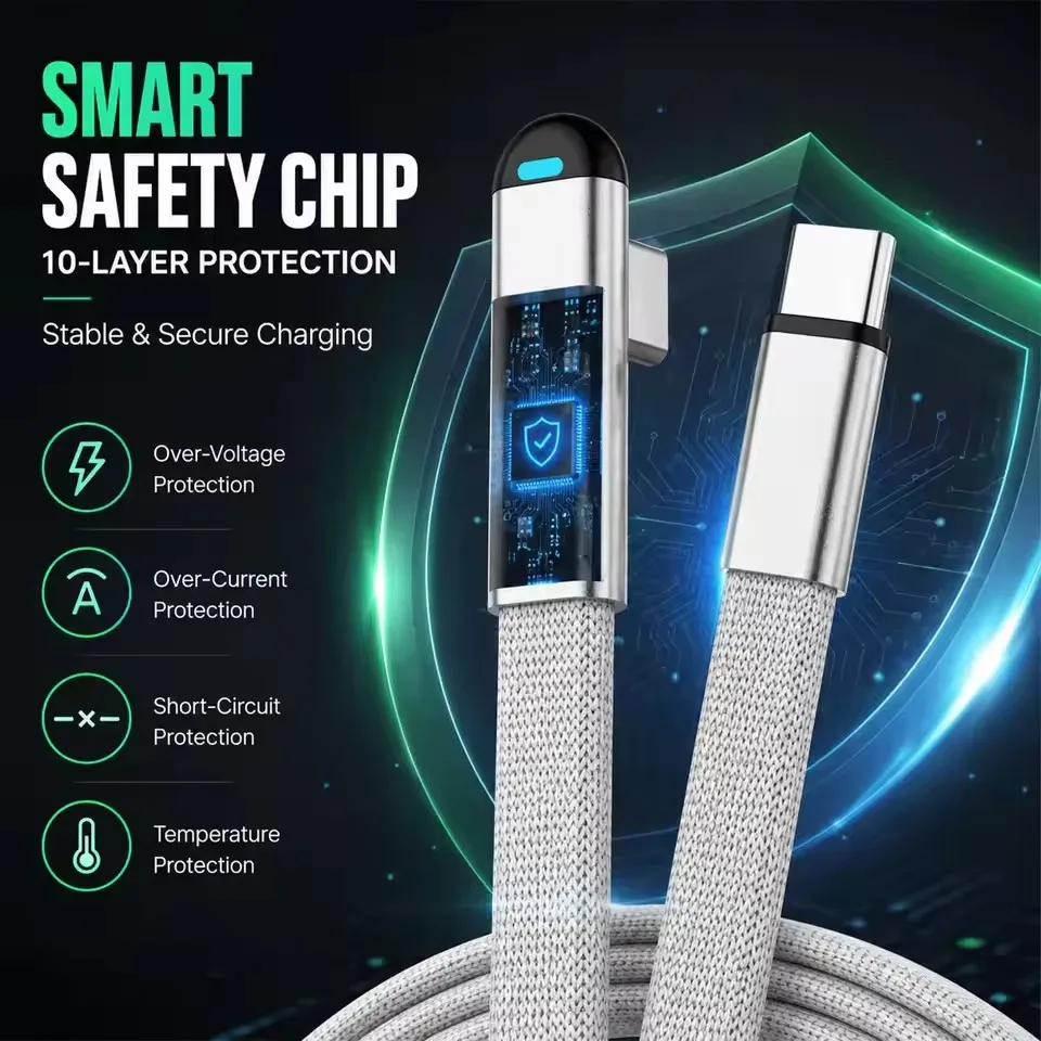 Cable trenzado de carga rápida - Usb C Cable reseña y precio