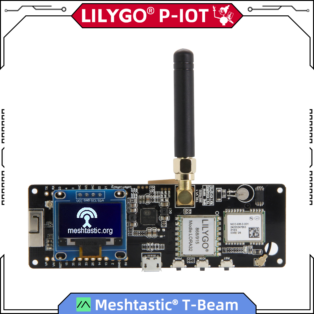 LILYGO® TTGO Meshtastic T-Beam - Esp32 Battery Holder Lipo reseña y precio