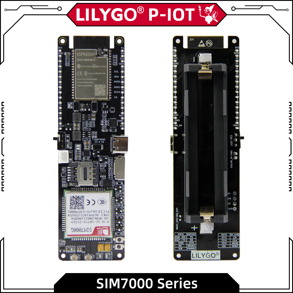 LILYGO® TTGO T-SIM7000G-Placa  - Esp32 Battery Holder Lipo reseña y precio