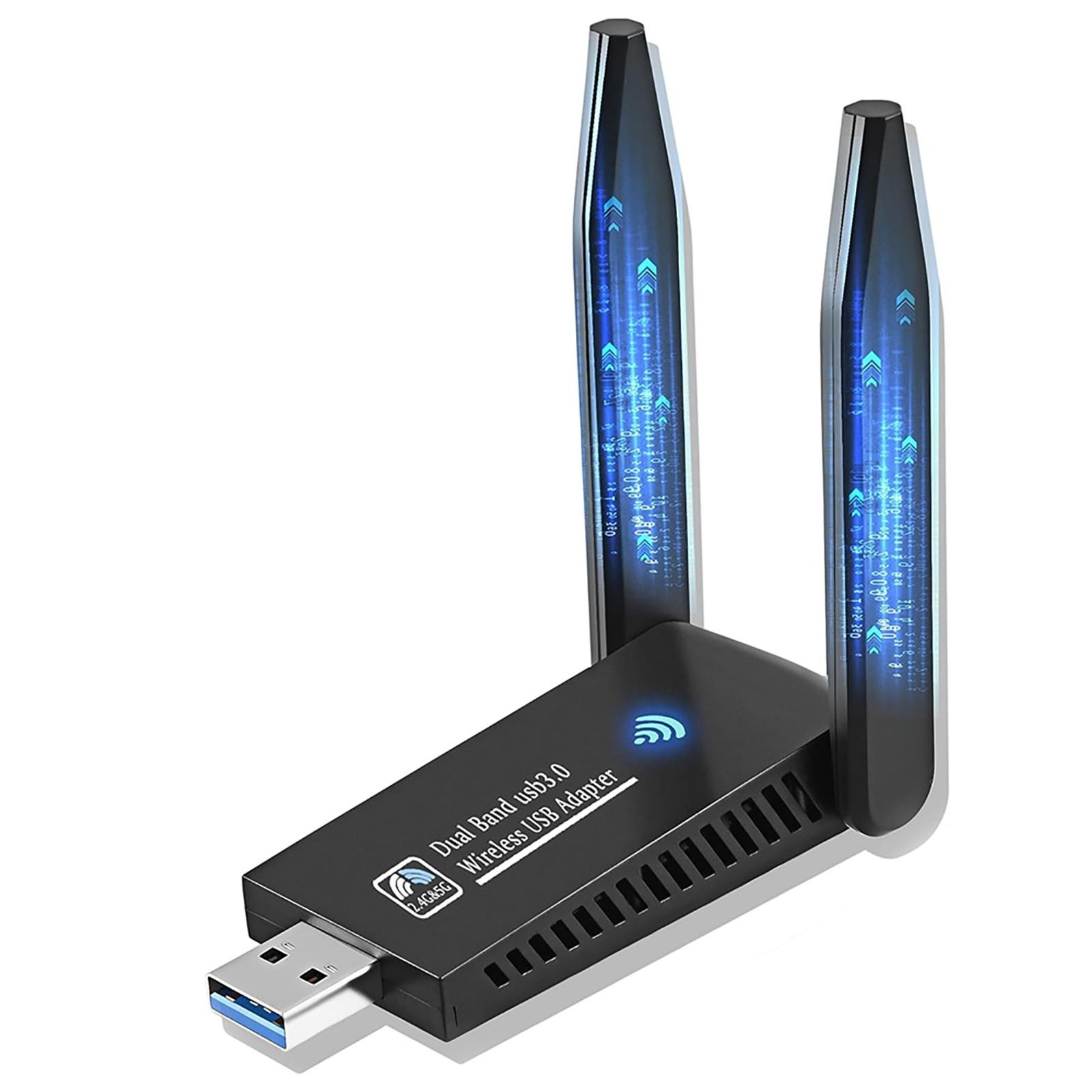 Adaptador WiFi USB de 1300Mbps - Antenna 2.4Ghz reseña y precio