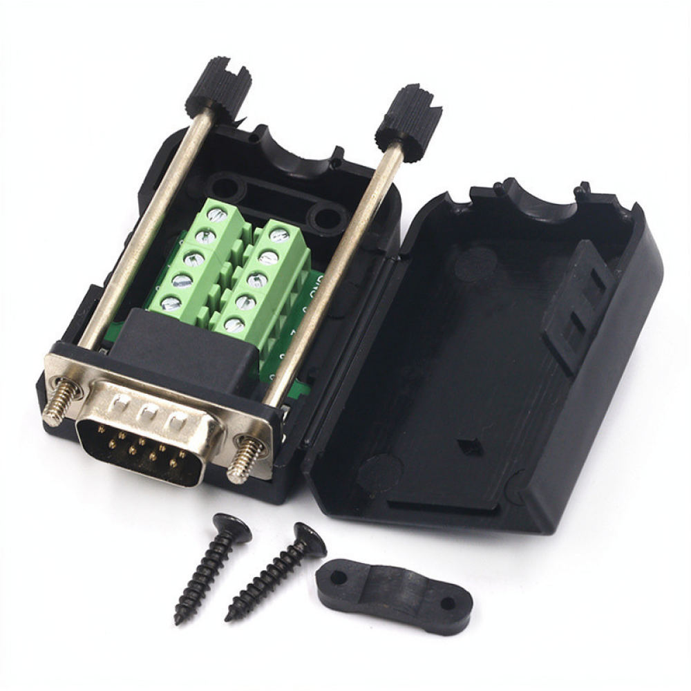 Conector DB9 sin soldadura par - Screw Terminal Block reseña y precio