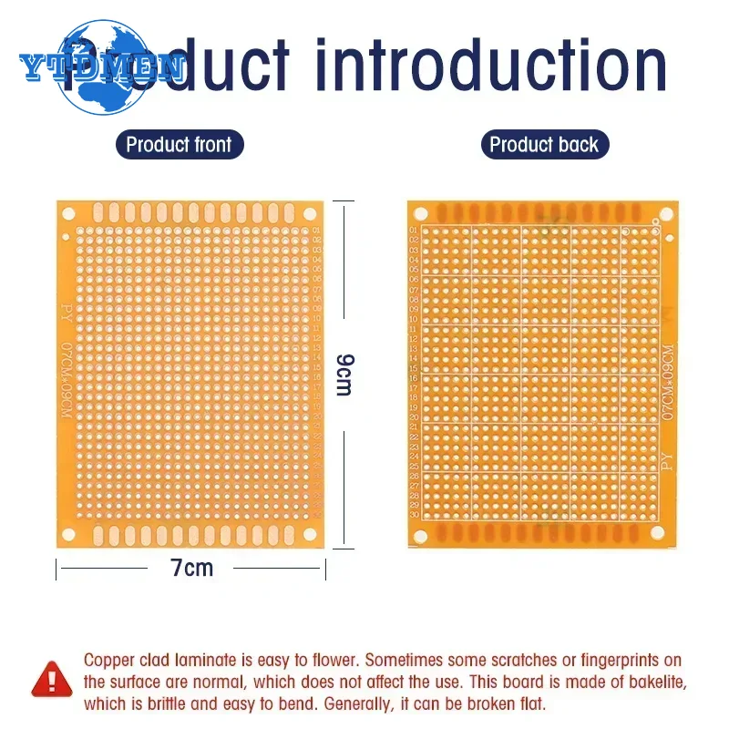 Placa Universal PCB de 1 a 20  - Perfboard reseña y precio