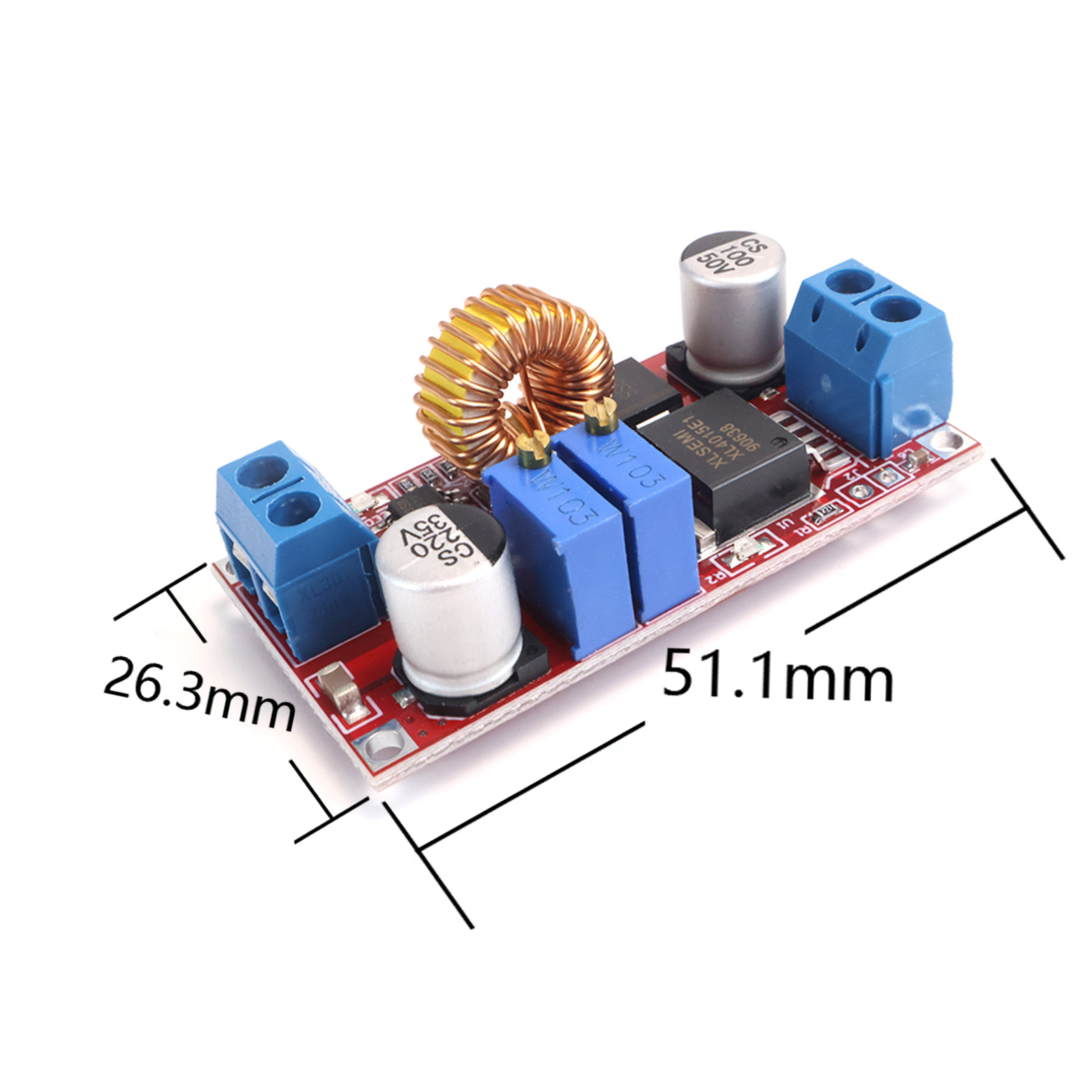 Módulo reductor XL4015 5A CV,  - Esp32 Step Down Buck reseña y precio