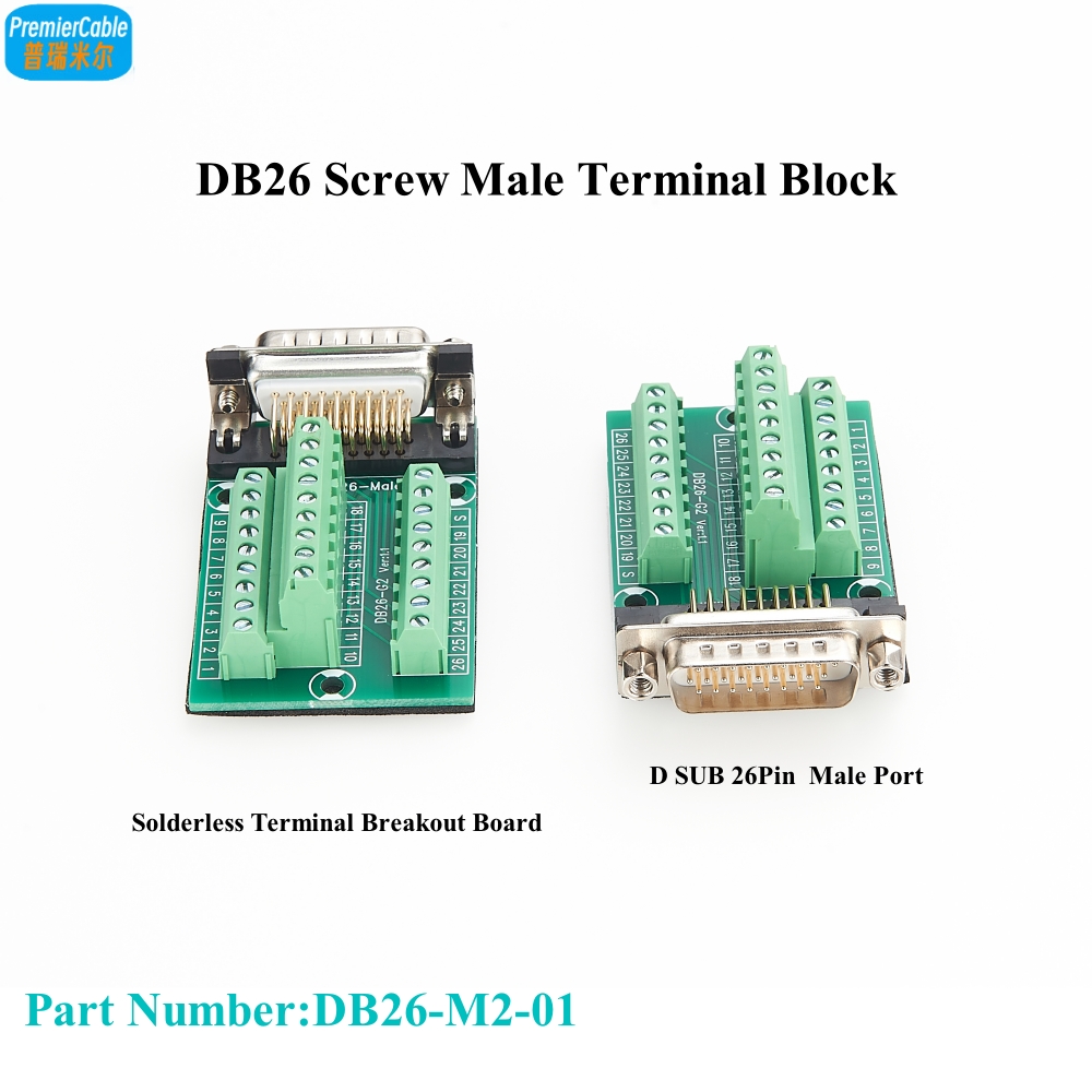 Módulo de señal DB26 macho a b - Screw Terminal Block reseña y precio