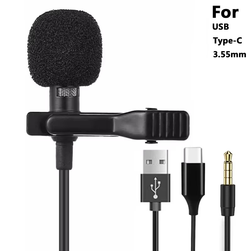 Mini micrófono Lavalier portát - Usb C Cable reseña y precio