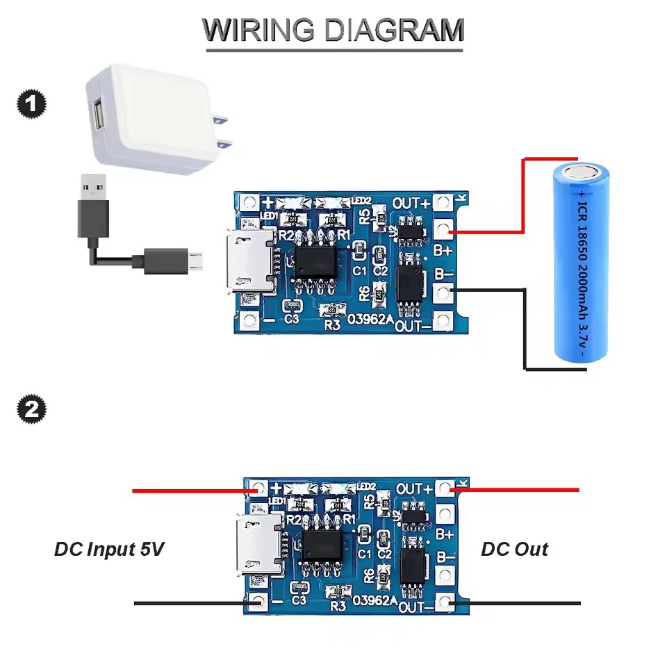 1-20 Piezas Módulo Cargador de - Tp4056 Module reseña y precio