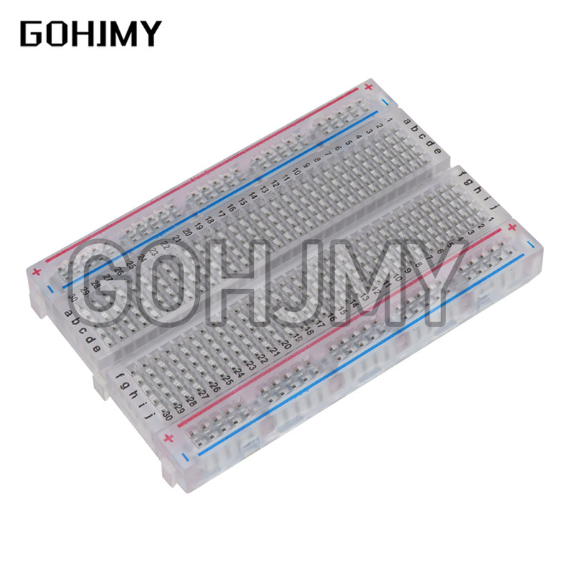 Minitabla de pan transparente, - Breadboard 400 Point reseña y precio