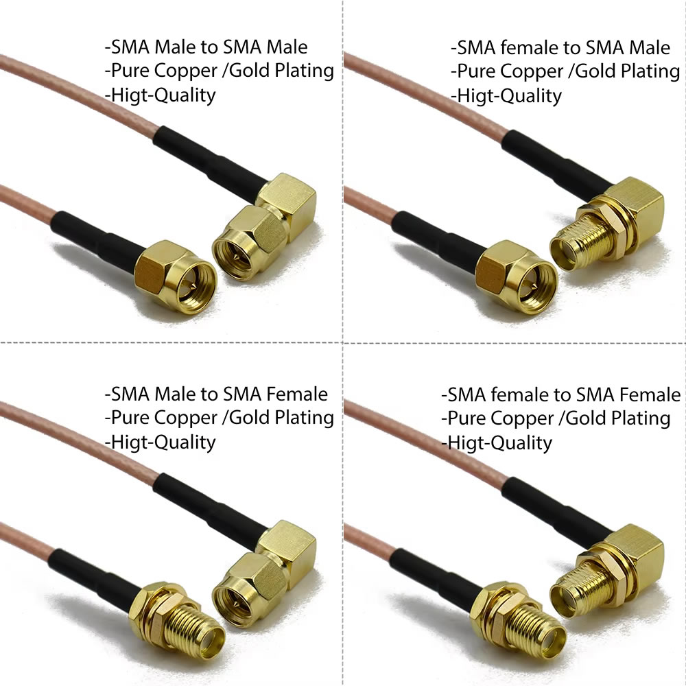 Premium RG316 SMA a SMA macho  - Jumper Wire Kit reseña y precio