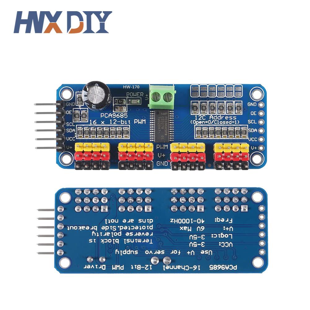 PCA9685-Servomotor de 16 canal - Breadboard 400 Point reseña y precio