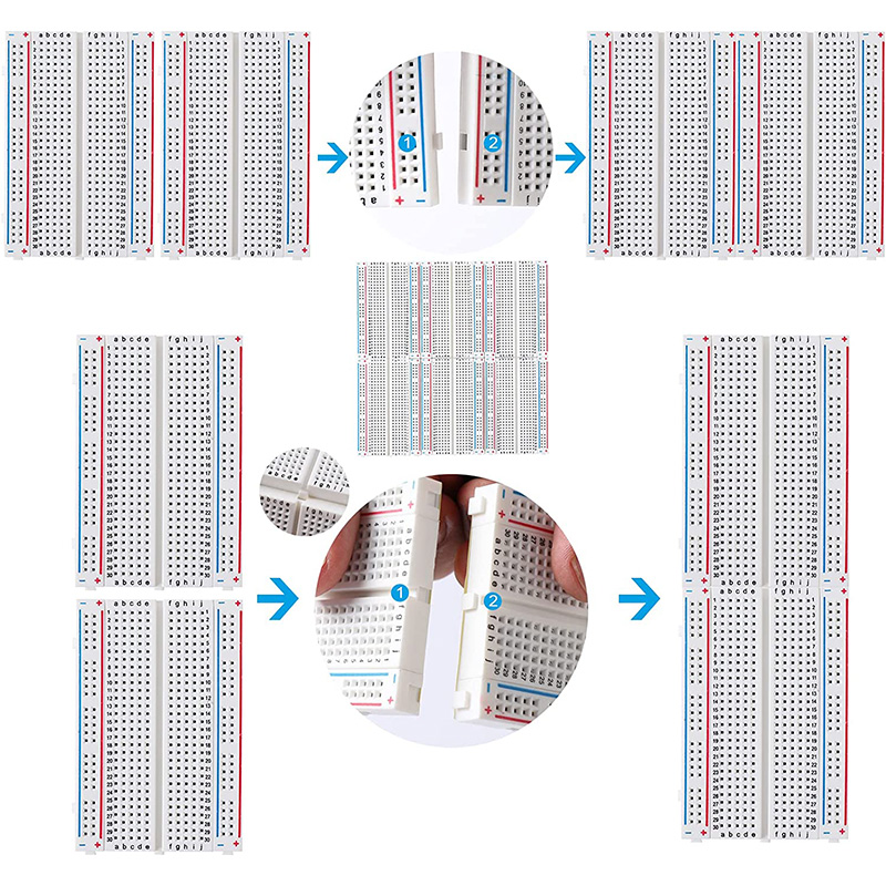 MB-102 MB102 Placa de pruebas  - Breadboard 400 Point reseña y precio