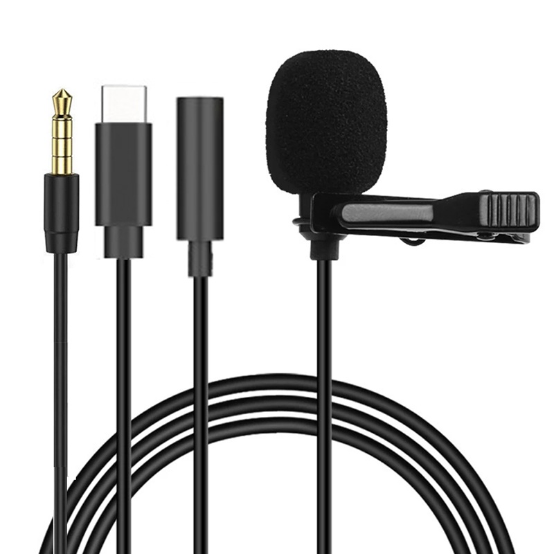 Mini micrófono Lavalier portát - Usb C Cable reseña y precio